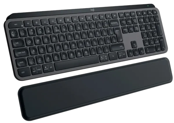 Logitech MX Keys S, Wireless, Plus Palmrest, Graphite