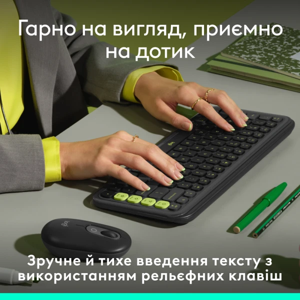 Logitech POP Icon Keys Graphite UKR — фото 2