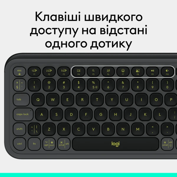Logitech POP Icon Keys Graphite UKR (L920-013157) [920-013157-Y] — фото 5