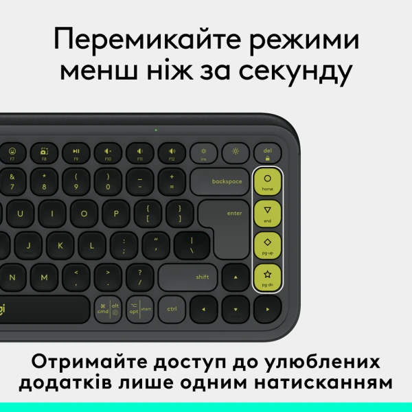 Logitech POP Icon Keys Graphite UKR (L920-013157) [920-013157-Y] — фото 8