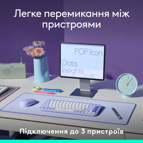Logitech POP Icon Keys Graphite UKR (L920-013157) [920-013157-Y] — фото 9