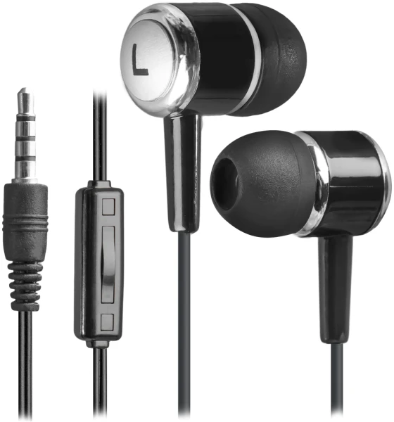 Наушники Defender Pulse 427 Black/Silver
