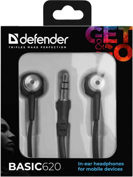 Наушники Defender Basic-620 Black — фото 2
