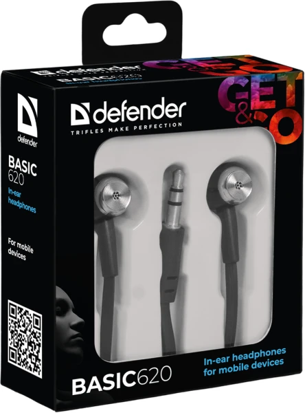 Наушники Defender Basic-620 Black (63620) [63620-Y] — фото 3