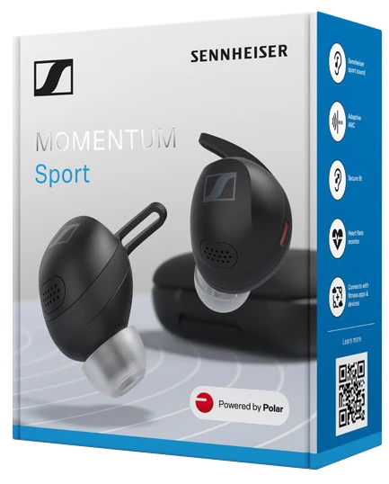 Навушники Sennheiser Momentum Sport True Wireless Black [700304-Y] — фото 10