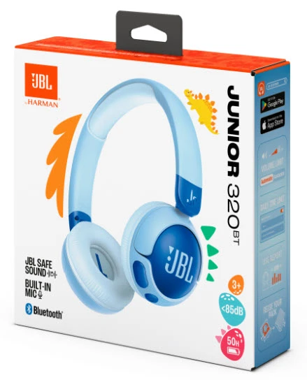 Наушники JBL JR320BT Blue (JBLJR320BTBLU) [JBLJR320BTBLU-Y] — фото 8