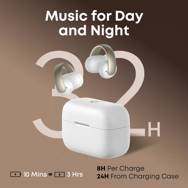 Навушники Anker SoundСore AeroClip White [A3388G21-Y] — фото 6