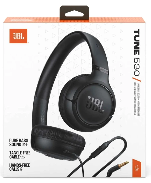 Навушники JBL TUNE 530 Black (JBLT530BLK) [JBLT530BLK-Y] — фото 5