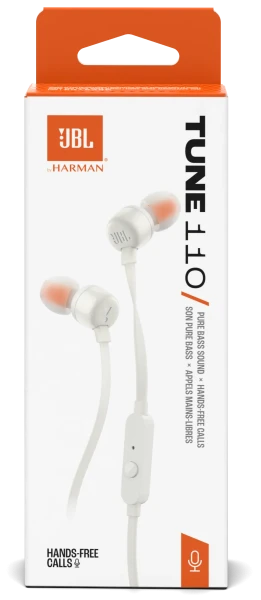 Навушники JBL TUNE 110 ECO White — фото 2