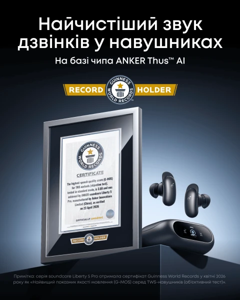 Навушники Anker SoundСore Liberty 5 Pro Black [D1203G11-Y] — фото 5
