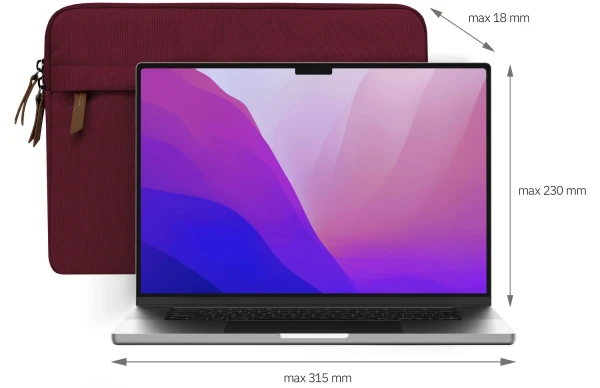 Сумка Yenkee 14.1" Corto Universal Sleeve YBN 14C Red [45032462-Y] — фото 10